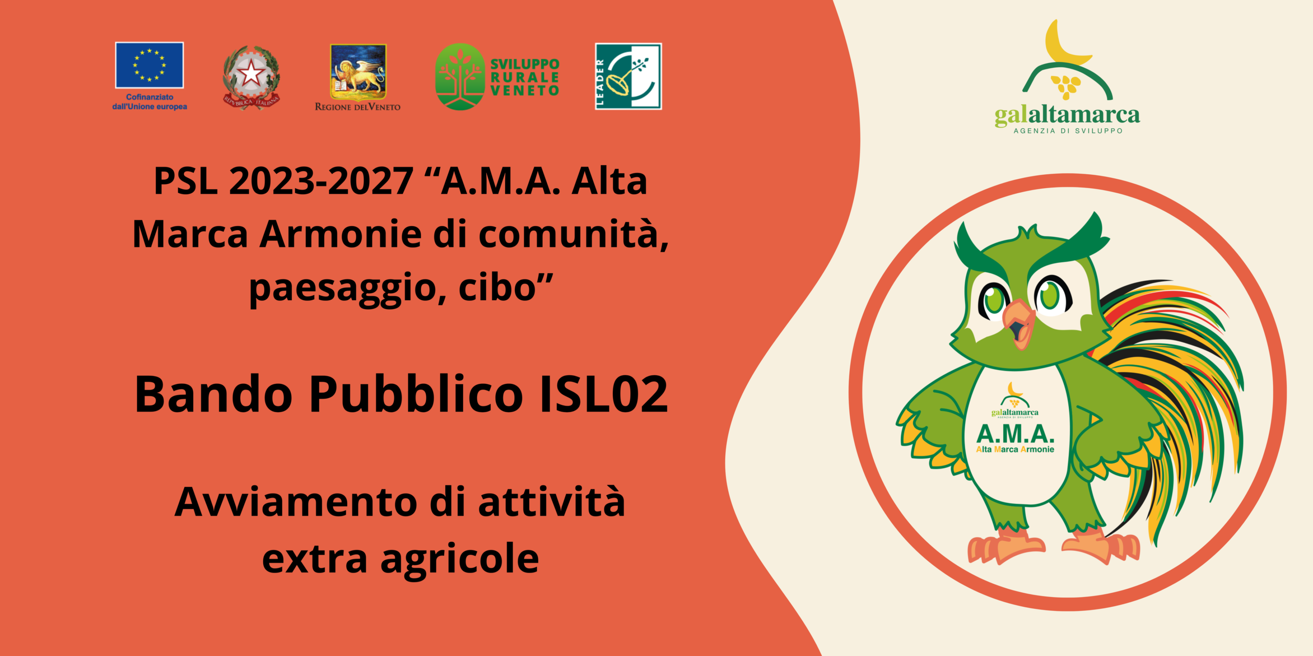 BANDO ISL02 “Avvio attività extra agricole – Seconda Edizione”: PUBBLICATA LA GRADUATORIA